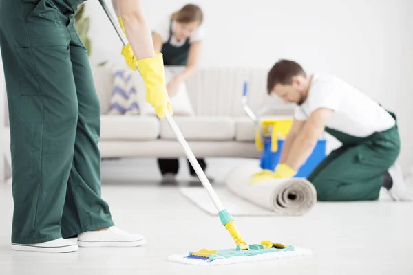 A & V Carpet & Sofa Cleaning team at work